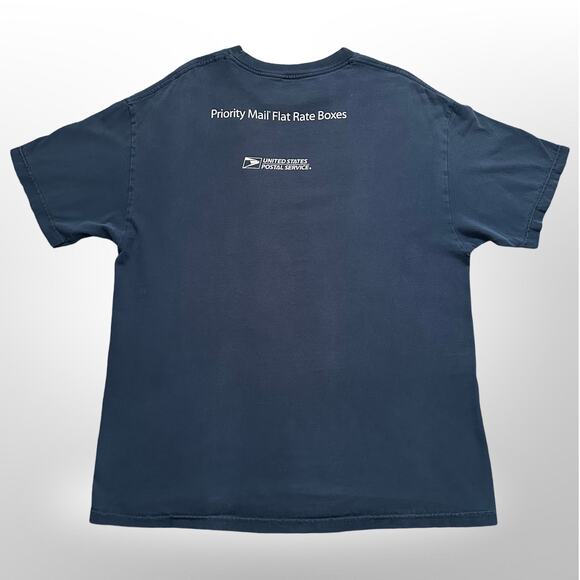 USPS Rare Graphic Tee Navy SS Tee L/XL GUC - Picture 6 of 8